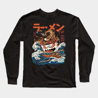 The black Great Ramen Long Sleeve T-Shirt